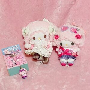 Sanrio My Sweet Piano Mascot Plush and Keychain Bundle
